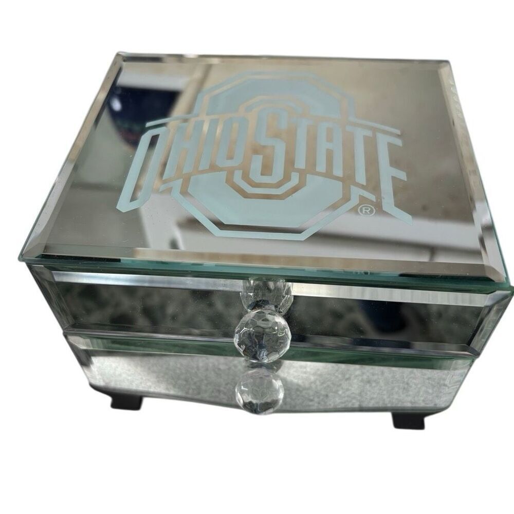 Ohio State 2 Drawer Mirrored Jewelry Box